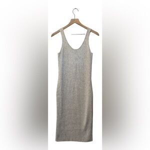 NWT A New Day Gray Ribbed Knit Tank Dress Size M